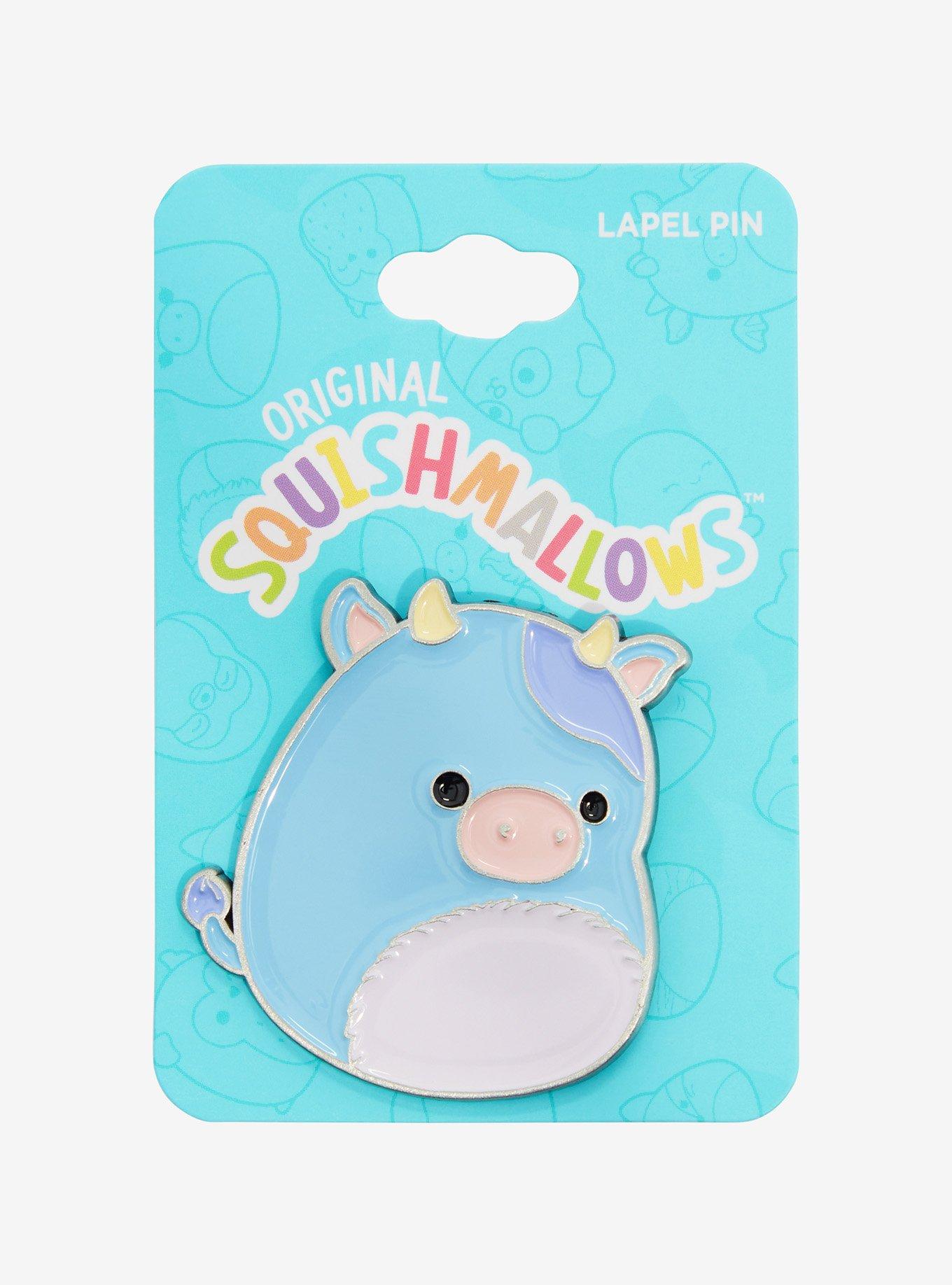 Squishmallows Clayton the Cow Enamel Pin - BoxLunch Exclusive, , hi-res
