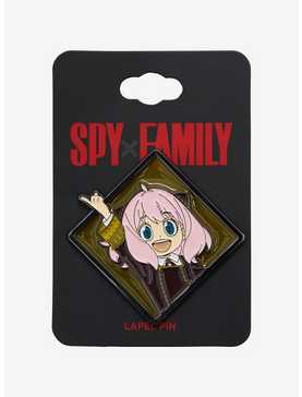 Spy x Family Anya Stained Glass Portrait Enamel Pin - BoxLunch Exclusive, , hi-res