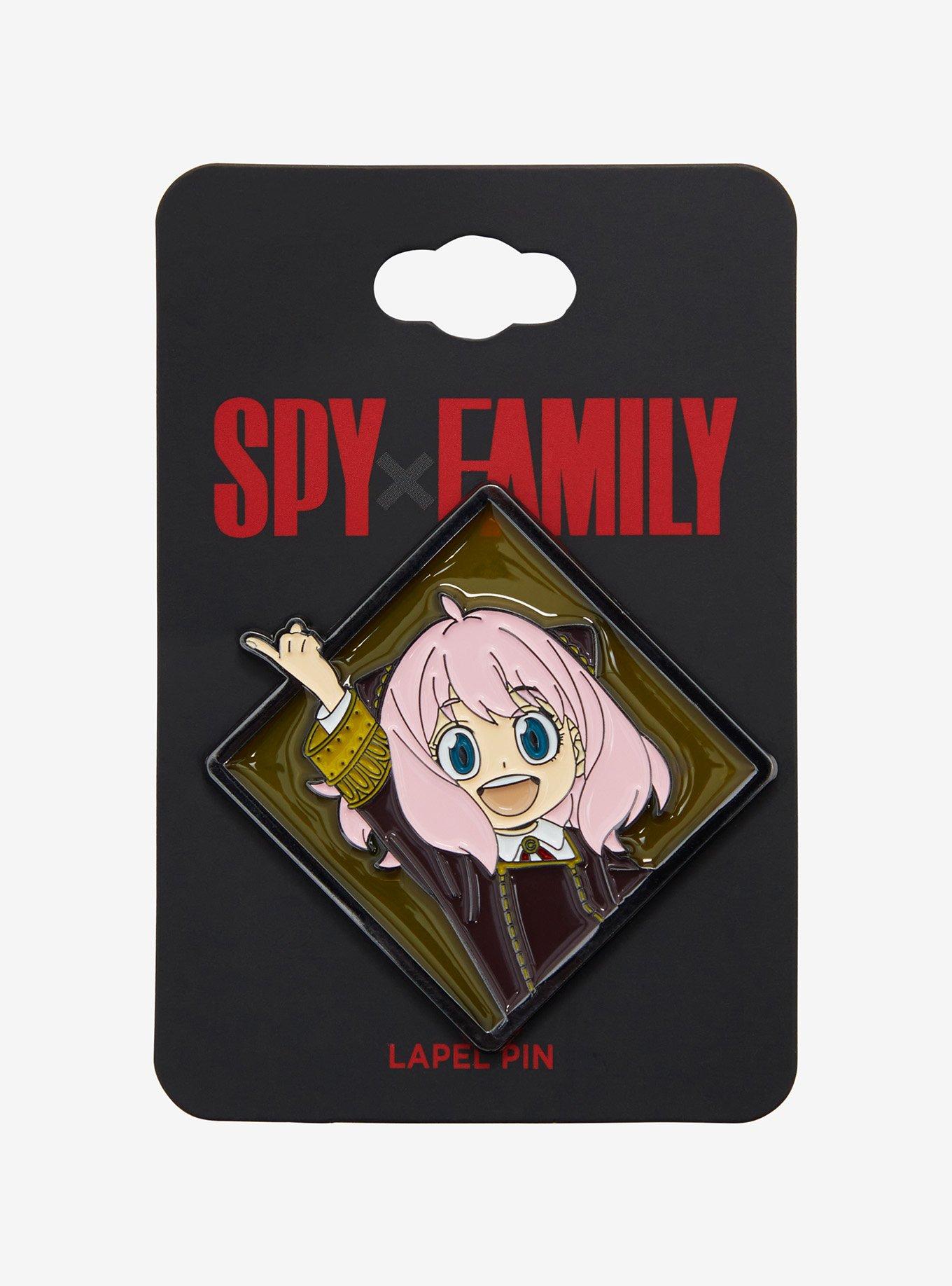 Spy x Family Anya Stained Glass Portrait Enamel Pin - BoxLunch Exclusive, , alternate