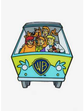 Warner Bros. 100 Scooby-Doo! Mystery Machine Group Portrait Enamel Pin - BoxLunch Exclusive, , hi-res