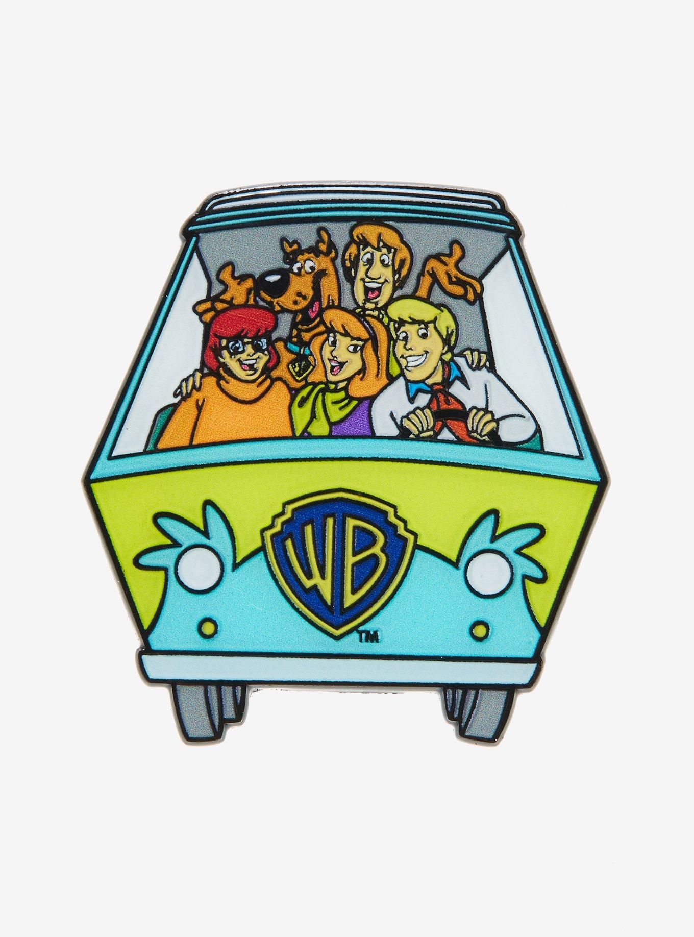 Warner Bros. 100 Scooby-Doo! Mystery Machine Group Portrait Enamel Pin - BoxLunch Exclusive, , alternate