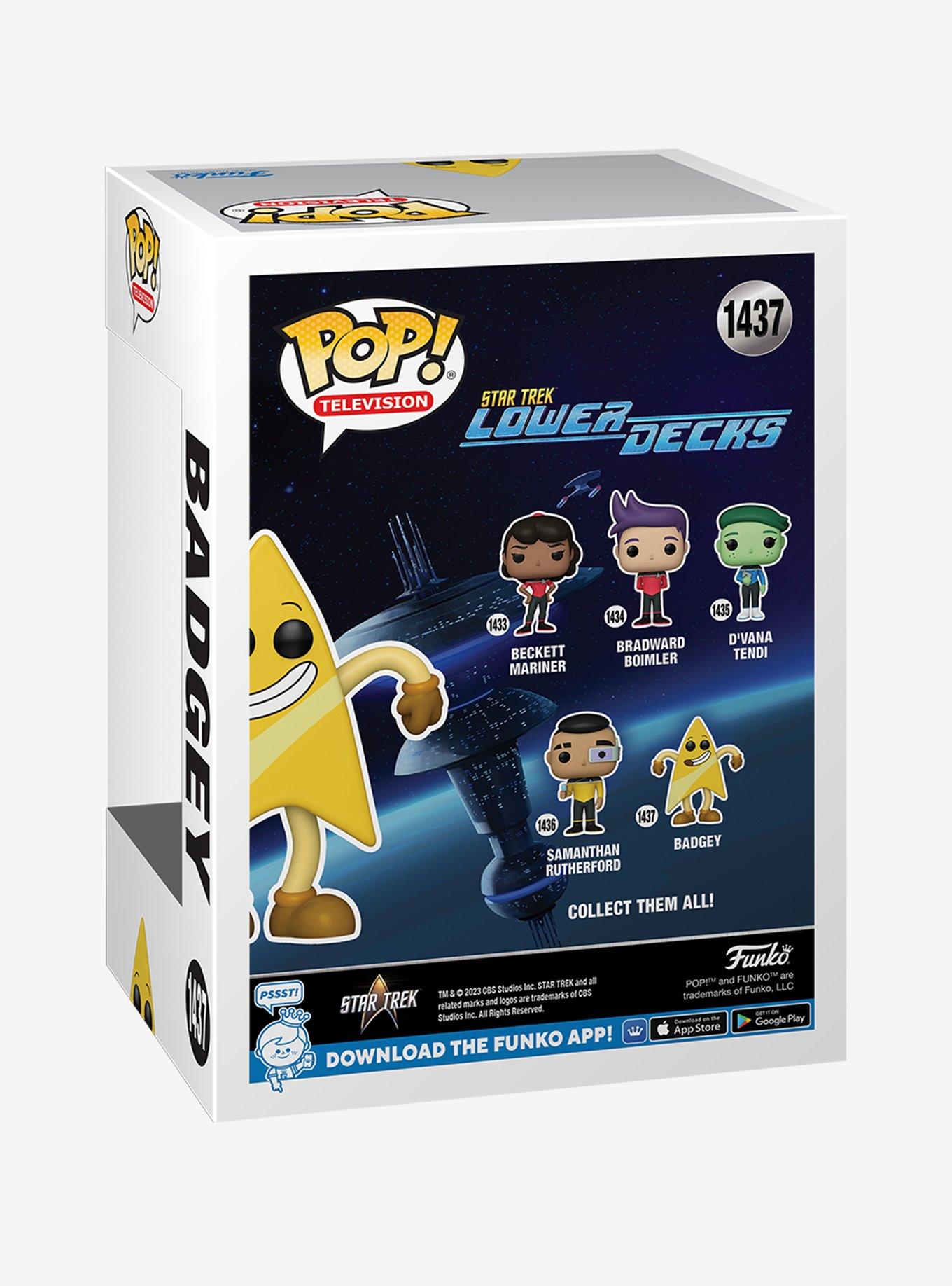 Funko Pop! Television Star Trek: Lower Decks Badgey Vinyl Figure, , alternate