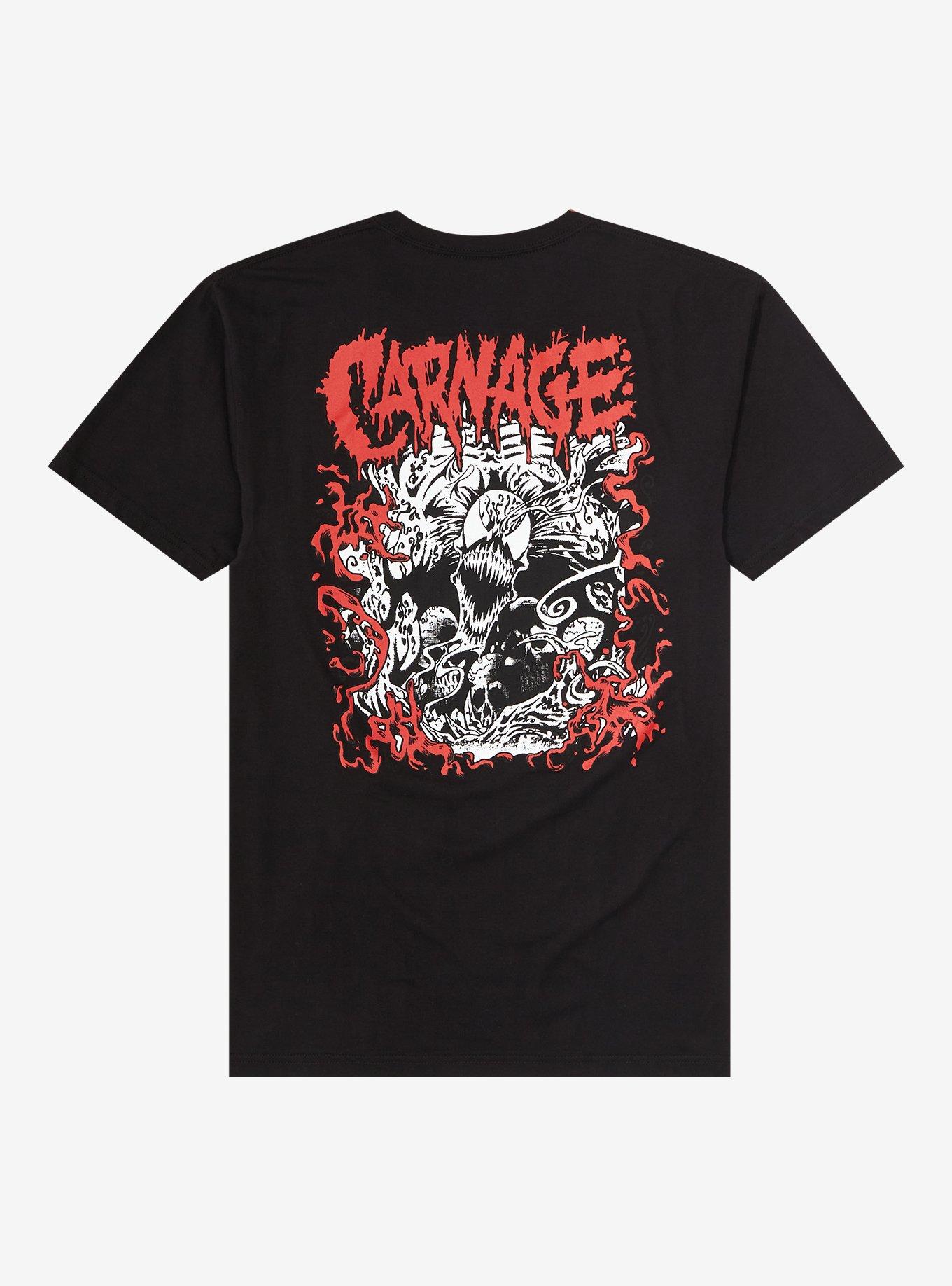 Marvel Spider-Man Carnage Skull T-Shirt, MULTI, alternate