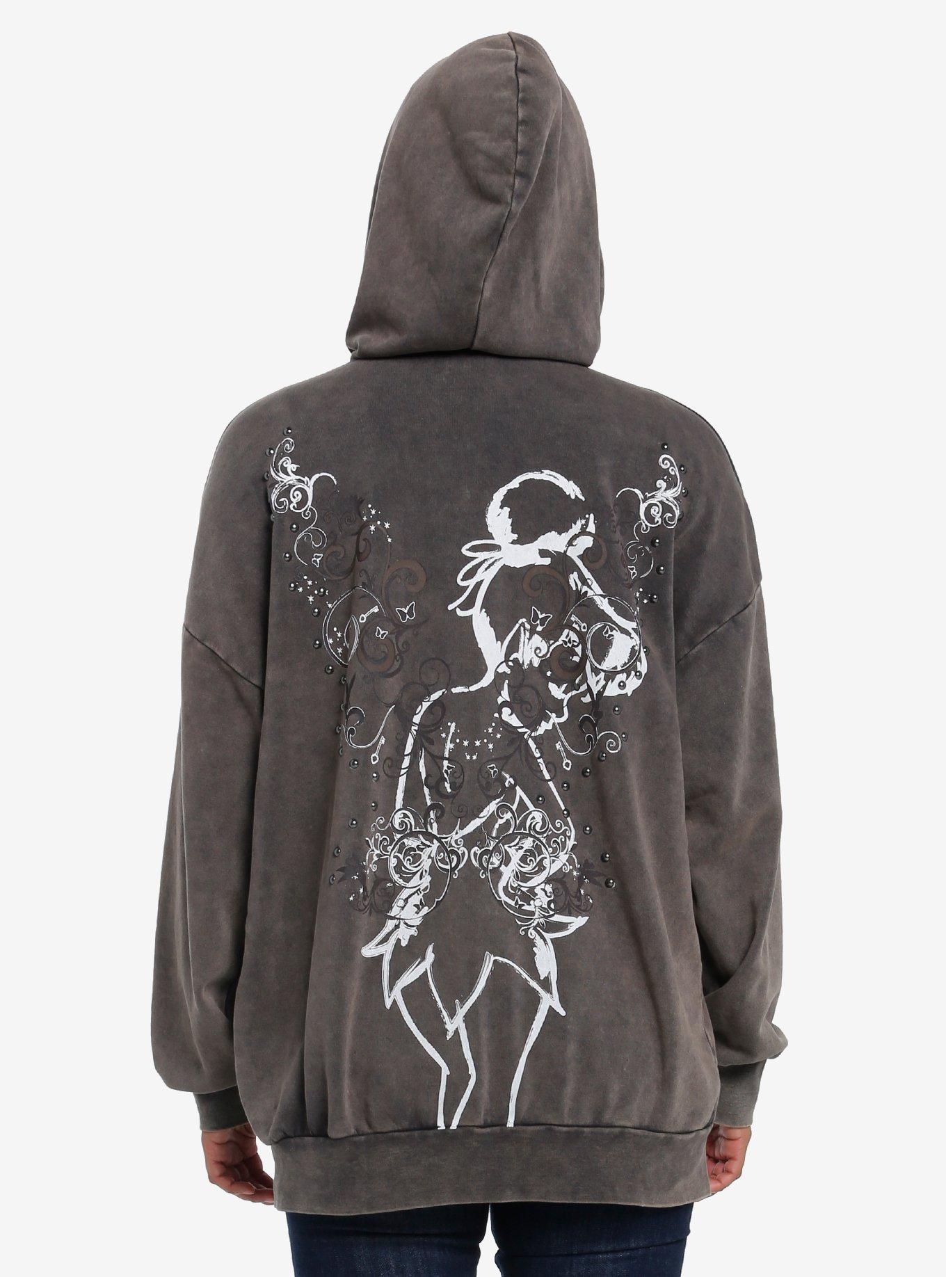 Disney Tinker Bell Filigree Print Girls Hoodie, , alternate