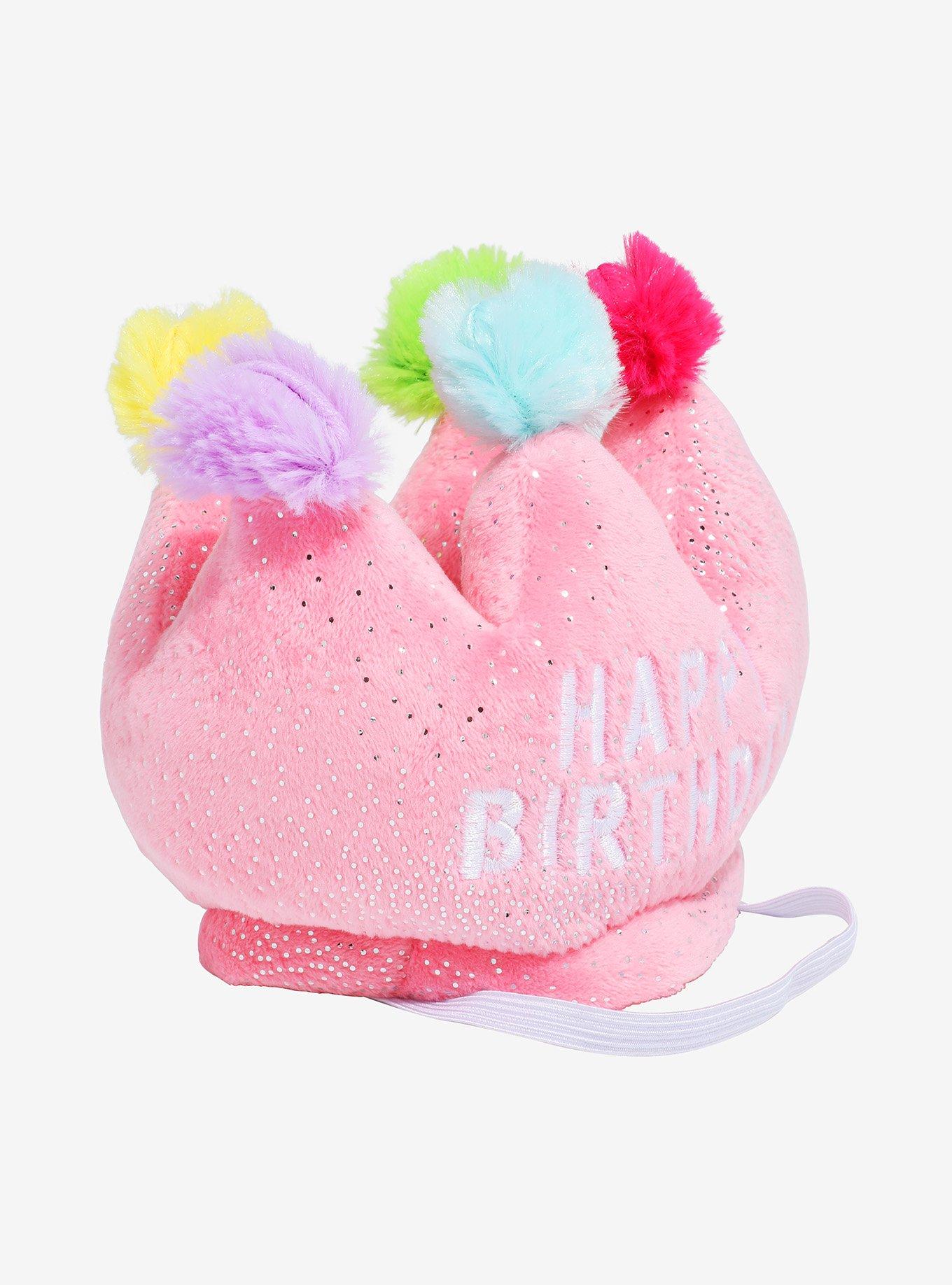 Fringe Happy Birthday Crown Pet Toy, , alternate