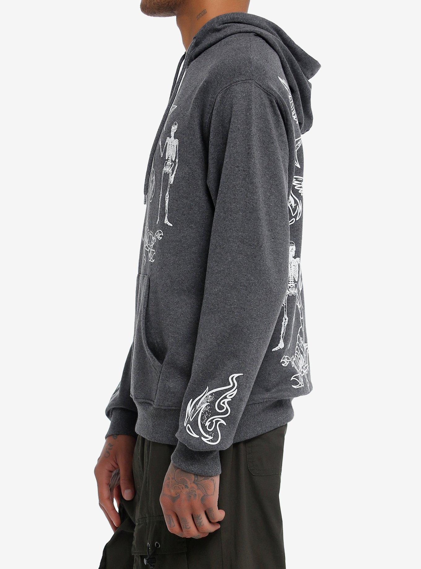Scorpion Skulls Stars Hoodie, , alternate