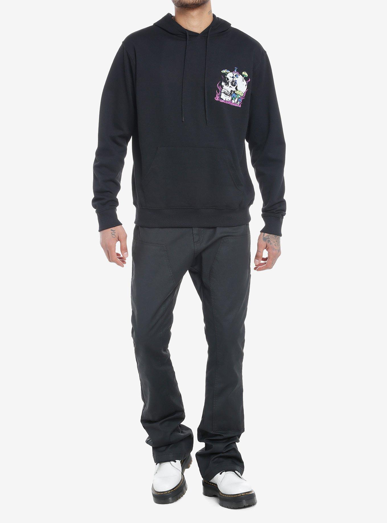 Trippy Skull Mushroom Hoodie, MULTI, alternate