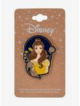 Disney Beauty and the Beast Belle Floral Portrait Enamel Pin - BoxLunch Exclusive, , alternate