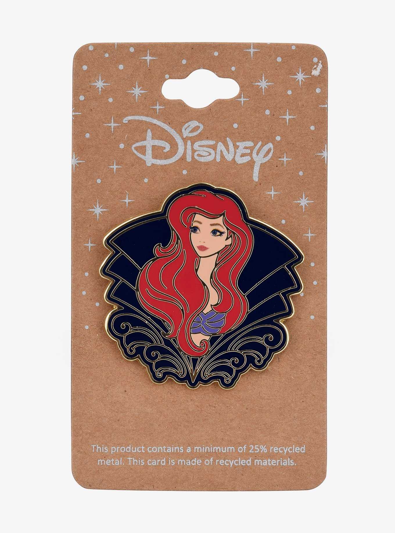 Disney The Little Mermaid Ariel Portrait Enamel Pin - BoxLunch Exclusive, , hi-res