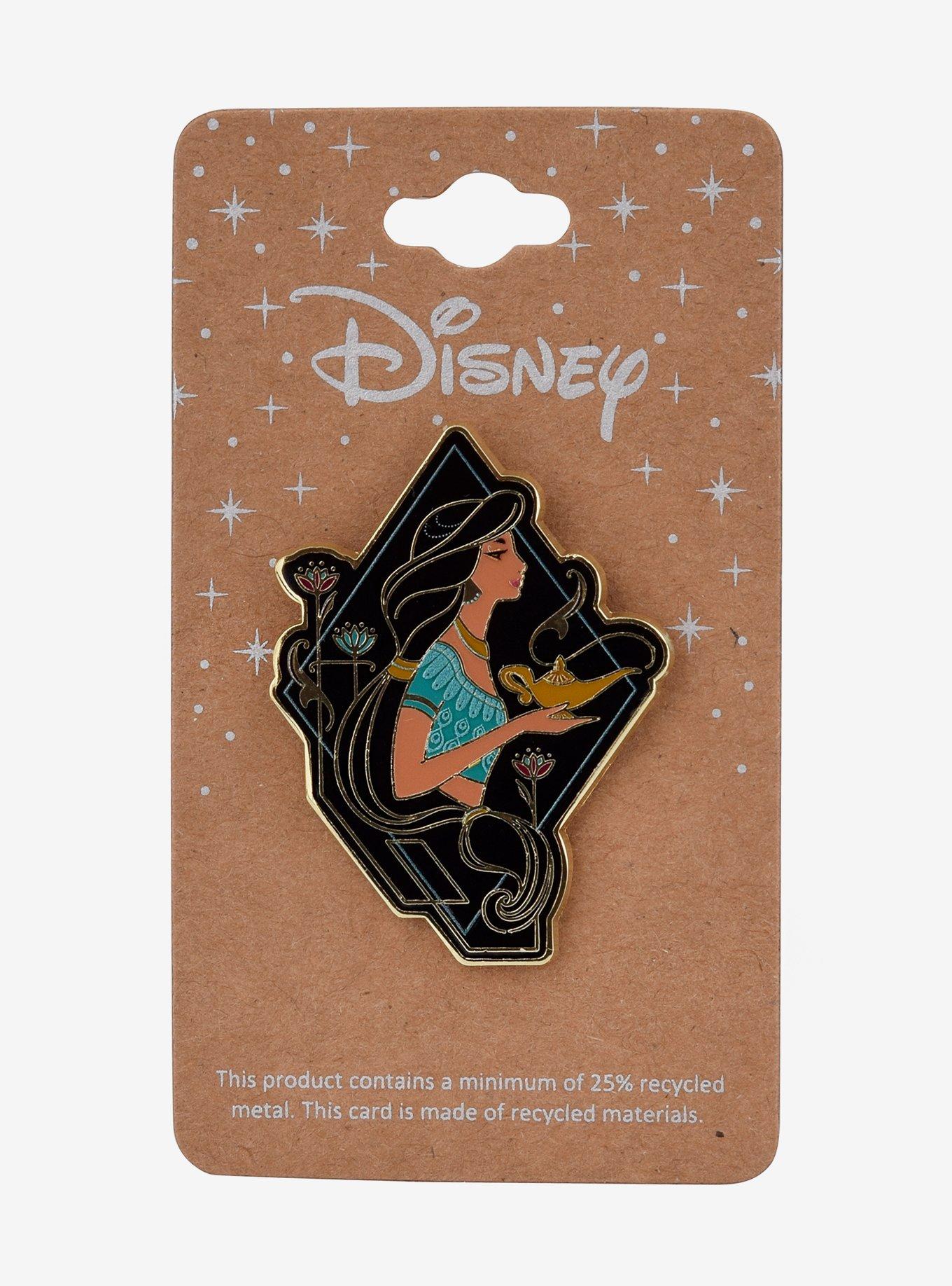 Disney Aladdin Jasmine Portrait Enamel Pin - BoxLunch Exclusive, , alternate