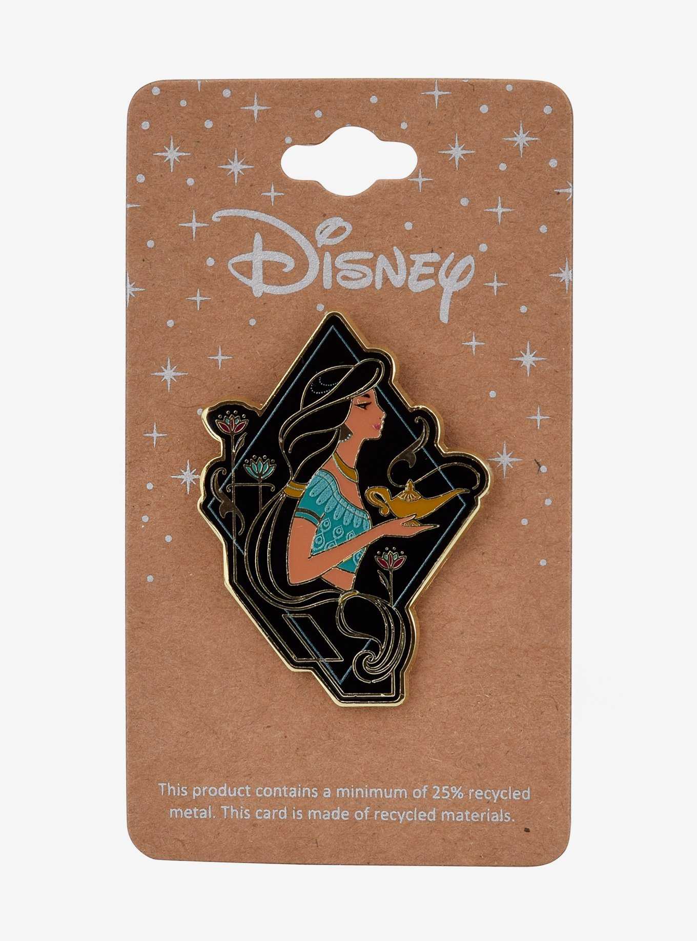 Disney Aladdin Jasmine Portrait Enamel Pin - BoxLunch Exclusive, , hi-res