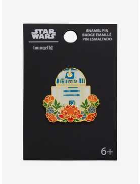 Loungefly Star Wars R2-D2 Floral Enamel Pin - BoxLunch Exclusive, , hi-res