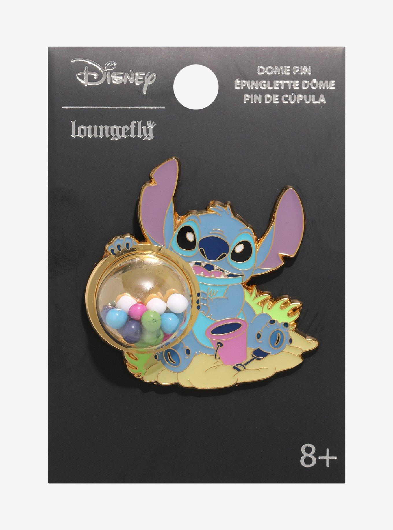 Loungefly Disney Lilo & Stitch Dome Enamel Pin - BoxLunch Exclusive, , alternate