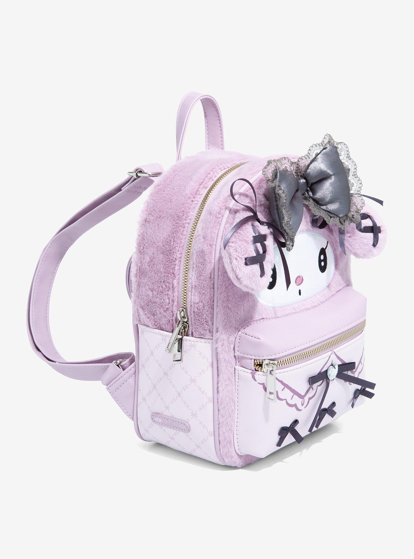 Hot Topic Her Universe My Melody X Kuromi Lolita Figural Heart Bag