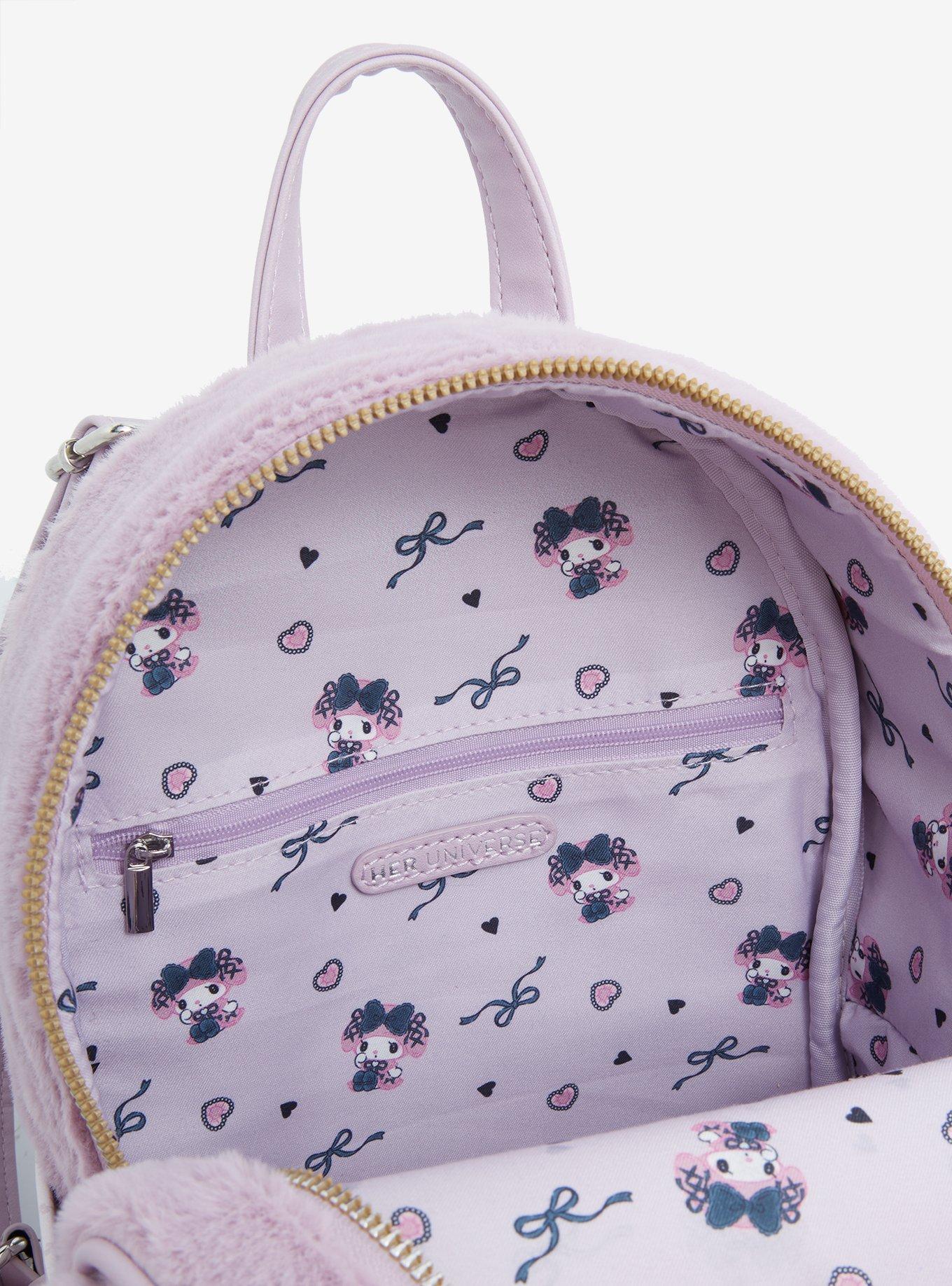 Her Universe My Melody Lolita Plush Mini Backpack, , alternate
