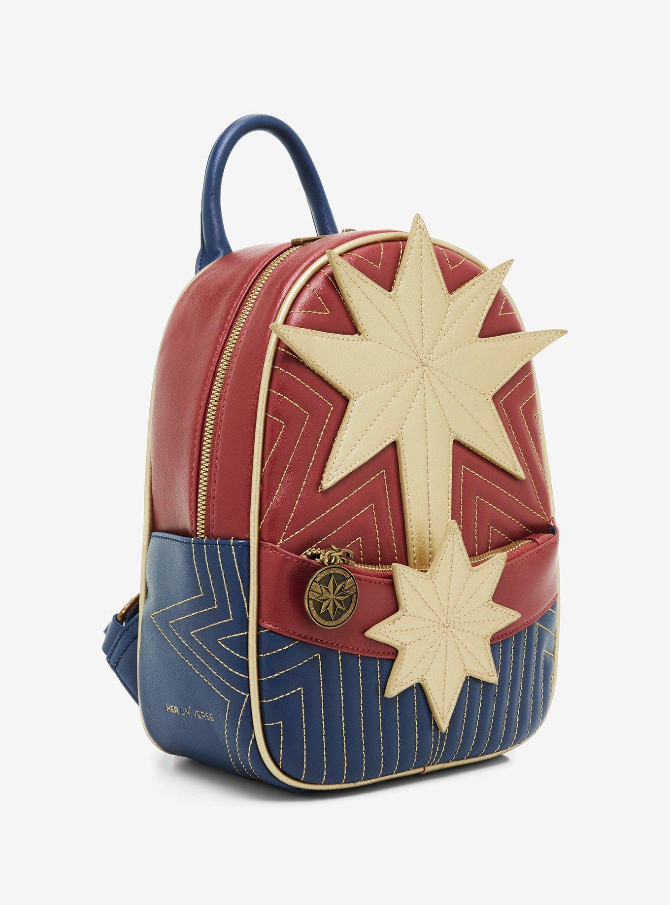 Her Universe Marvel The Marvels Captain Marvel Mini Backpack, , alternate