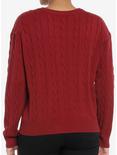 Her Universe Marvel Scarlet Witch Knit Sweater Her Universe Exclusive, DRIED CRANBERRY BURGUNDY, alternate