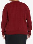 Her Universe Marvel Scarlet Witch Knit Sweater Plus Size Her Universe Exclusive, DRIED CRANBERRY BURGUNDY, alternate