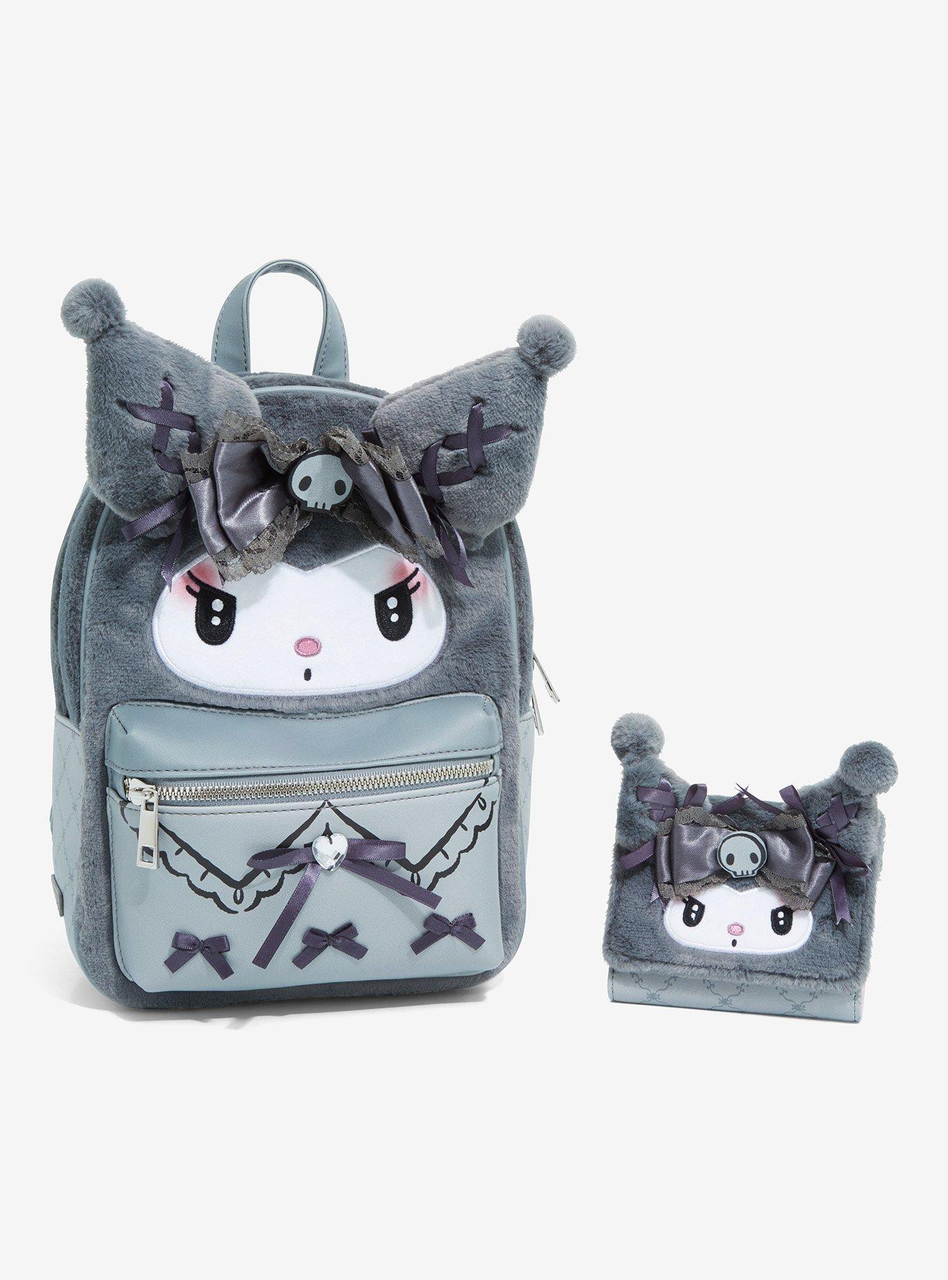 Her Universe Kuromi Lolita Fuzzy Mini Wallet, , alternate - view 4