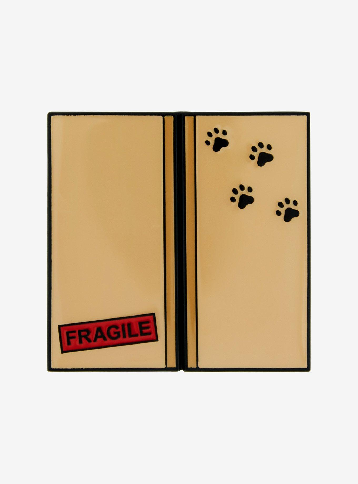 Cat Mail Sliding Enamel Pin, , alternate