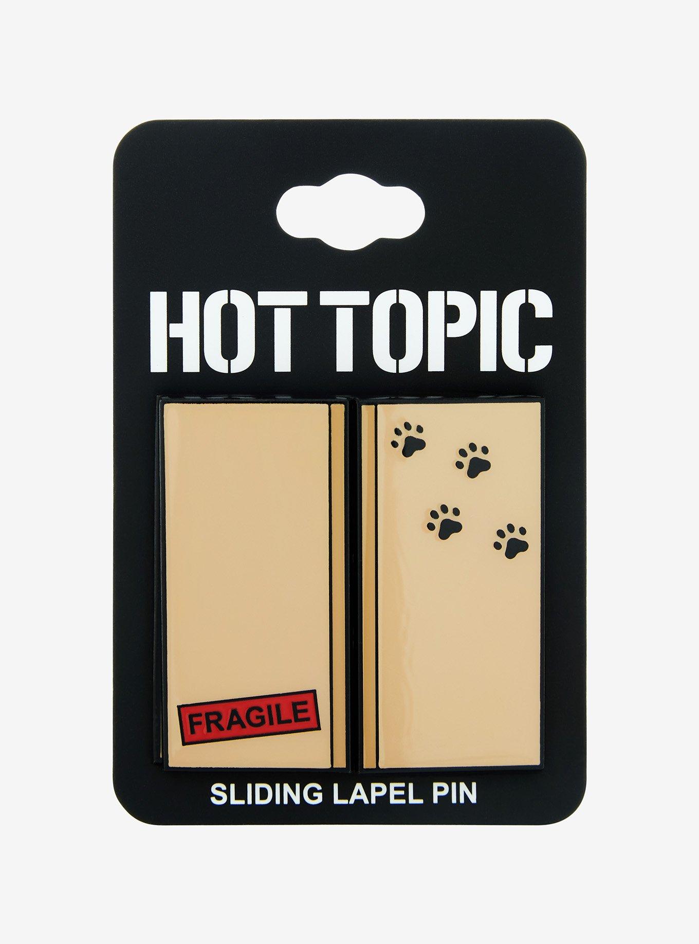 Cat Mail Sliding Enamel Pin, , alternate