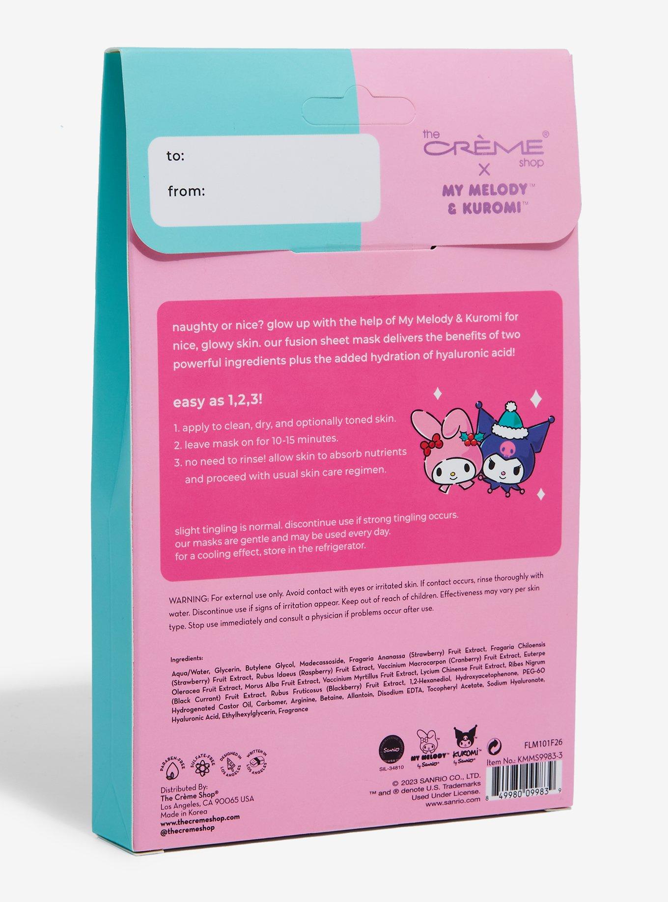The Creme Shop My Melody & Kuromi Naughty & Nice Essence Sheet Mask Set, , alternate