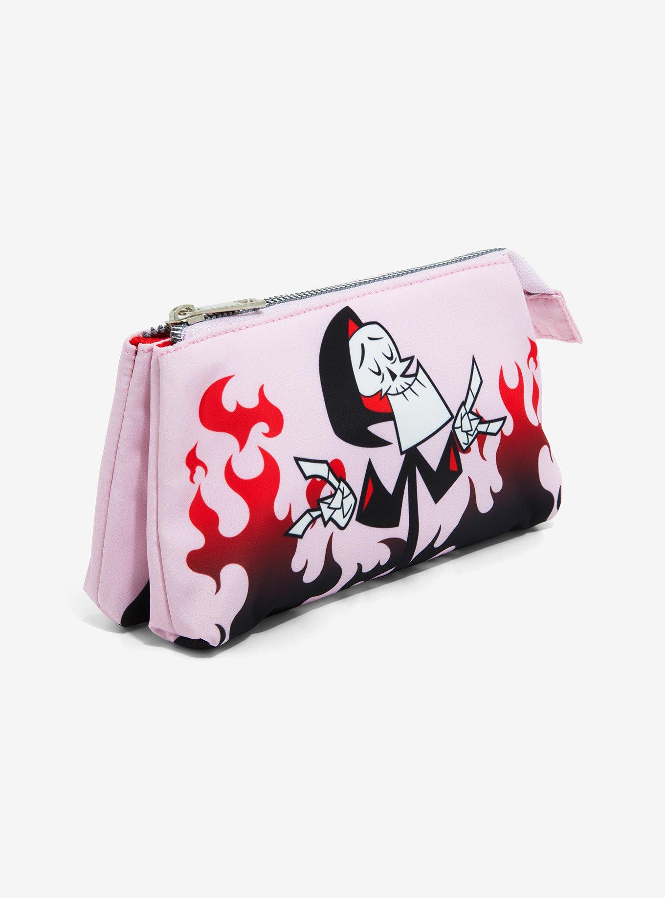 The Grim Adventures of Billy and Mandy Grim Flame Portrait Cosmetic Bag, , alternate