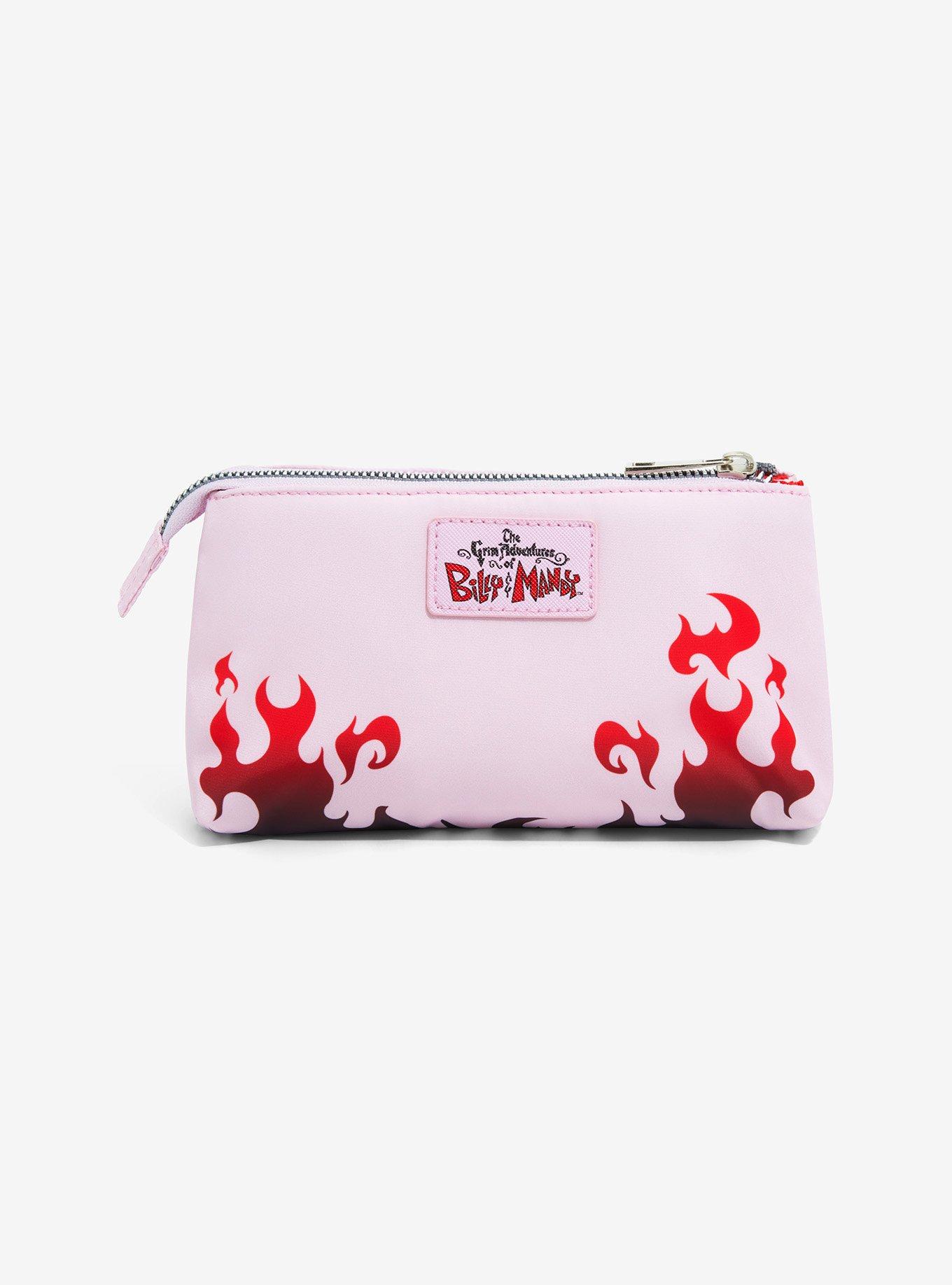 The Grim Adventures of Billy and Mandy Grim Flame Portrait Cosmetic Bag, , alternate