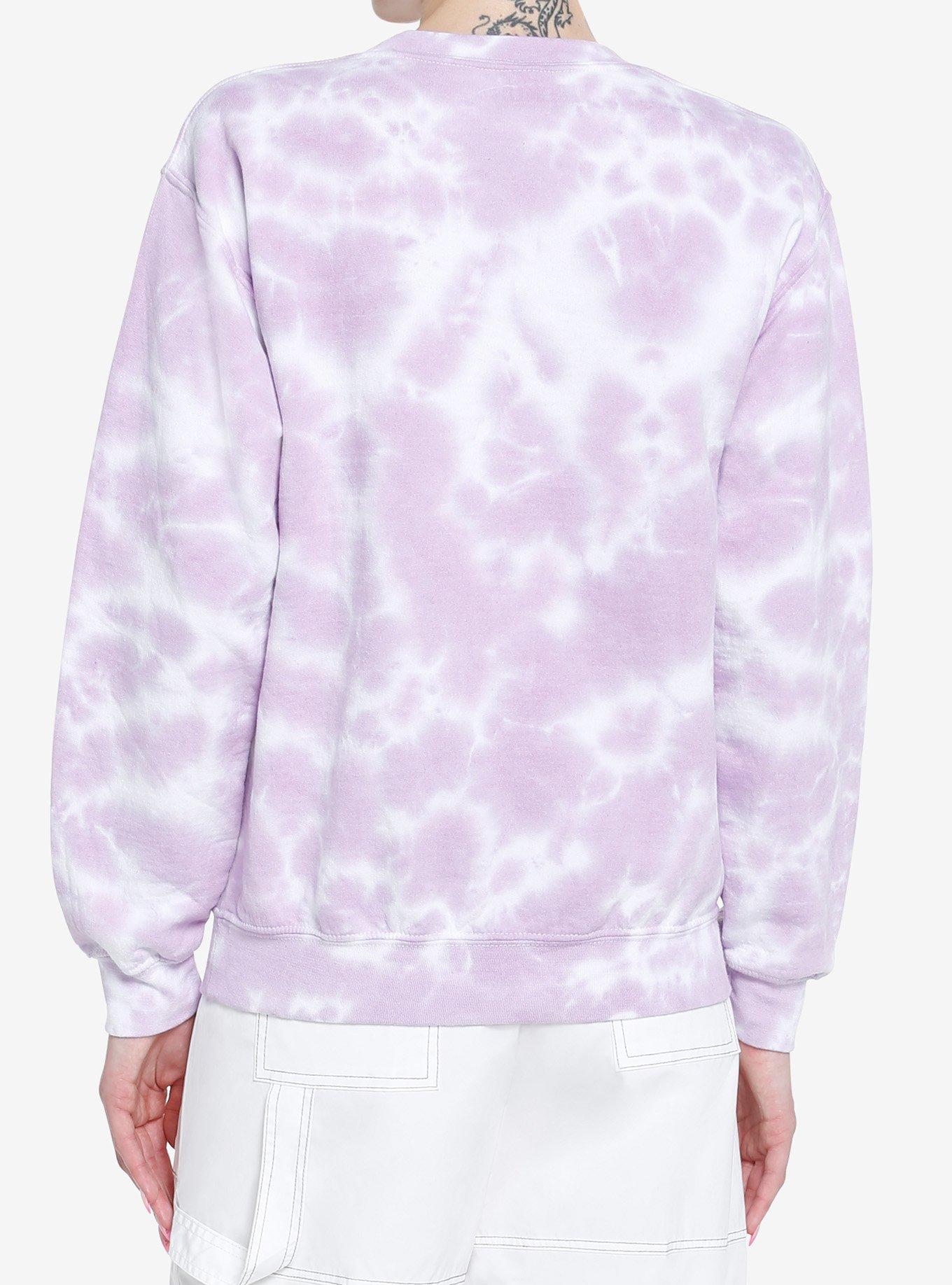The Powerpuff Girls Heart Tie-Dye Girls Sweatshirt, MULTI, alternate