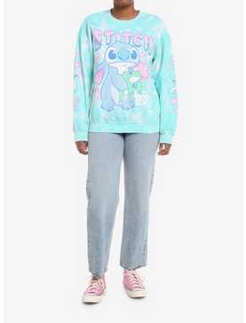 Disney Lilo & Stitch Frog Tie-Dye Girls Sweatshirt, , hi-res