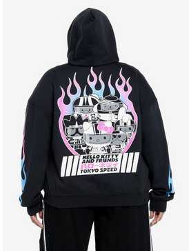 Hello Kitty And Friends Racing Logos Girls Hoodie Plus Size, , hi-res