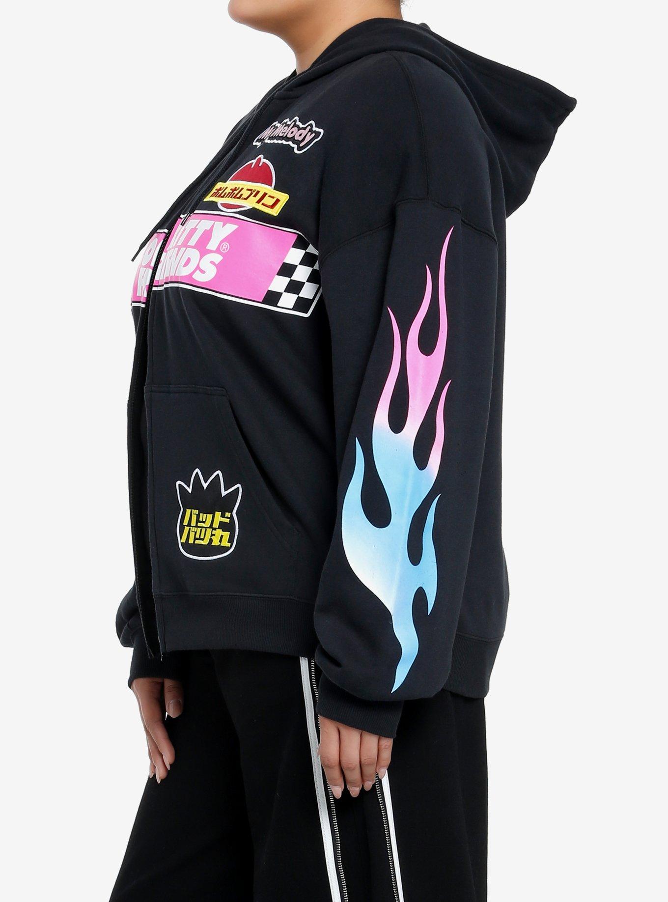 Hello Kitty And Friends Racing Logos Girls Hoodie Plus Size, MULTI, alternate