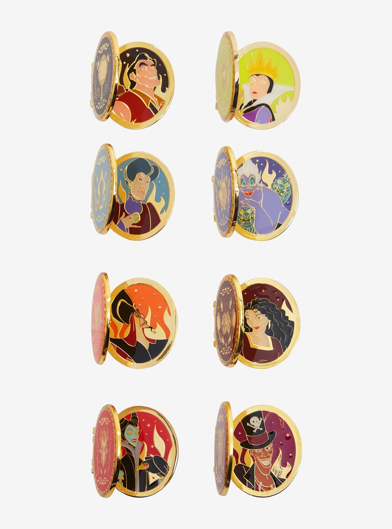 Loungefly Disney Villains Portrait Blind Box Hinge Enamel Pin - BoxLunch Exclusive, , hi-res