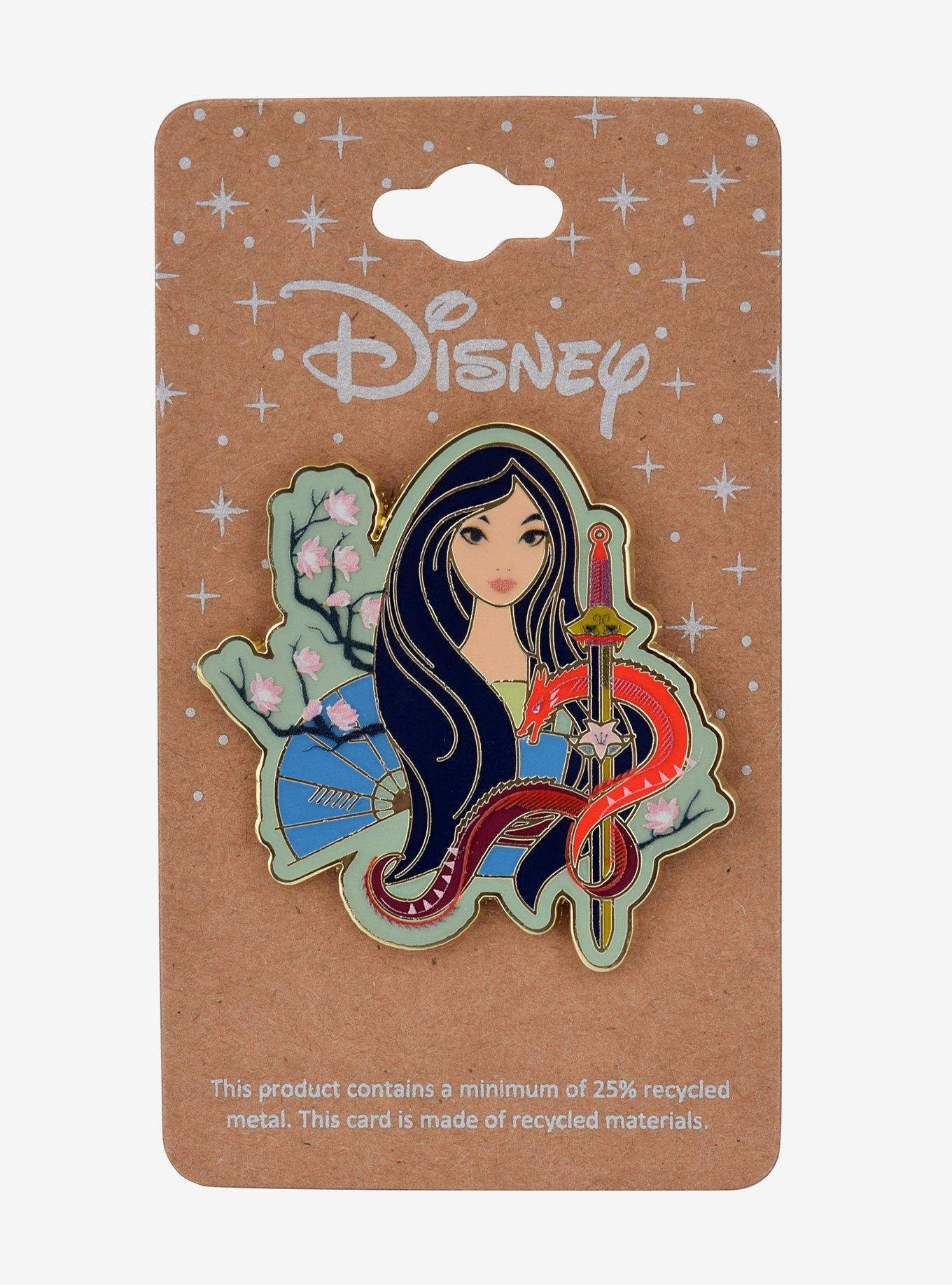 Disney Mulan Portrait Enamel Pin - BoxLunch Exclusive, , hi-res