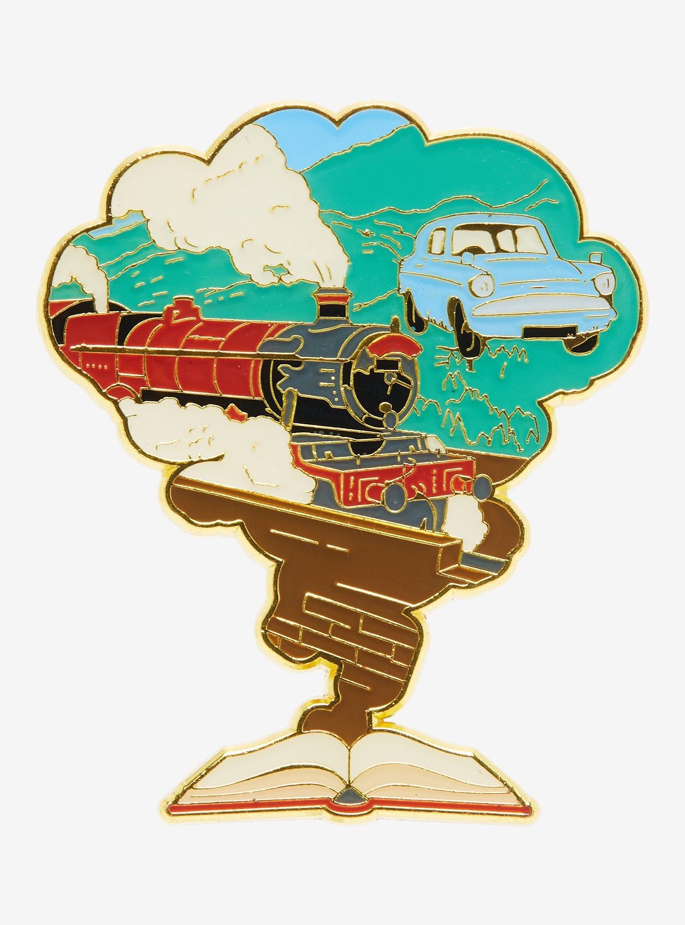Loungefly Harry Potter Hogwarts Express Book Enamel Pin - BoxLunch Exclusive, , alternate