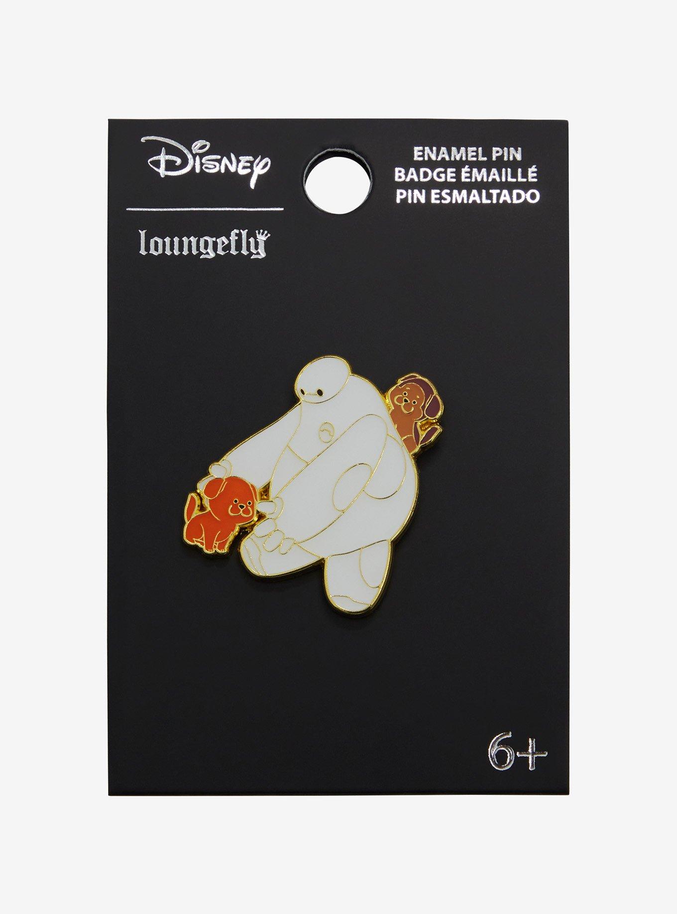 Loungefly Disney Big Hero 6 Baymax Puppy Enamel Pin - BoxLunch Exclusive, , hi-res