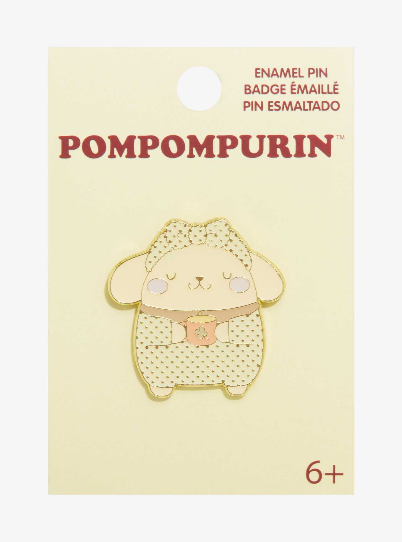 Loungefly Sanrio Pompompurin Pajamas Enamel Pin - BoxLunch Exclusive, , hi-res