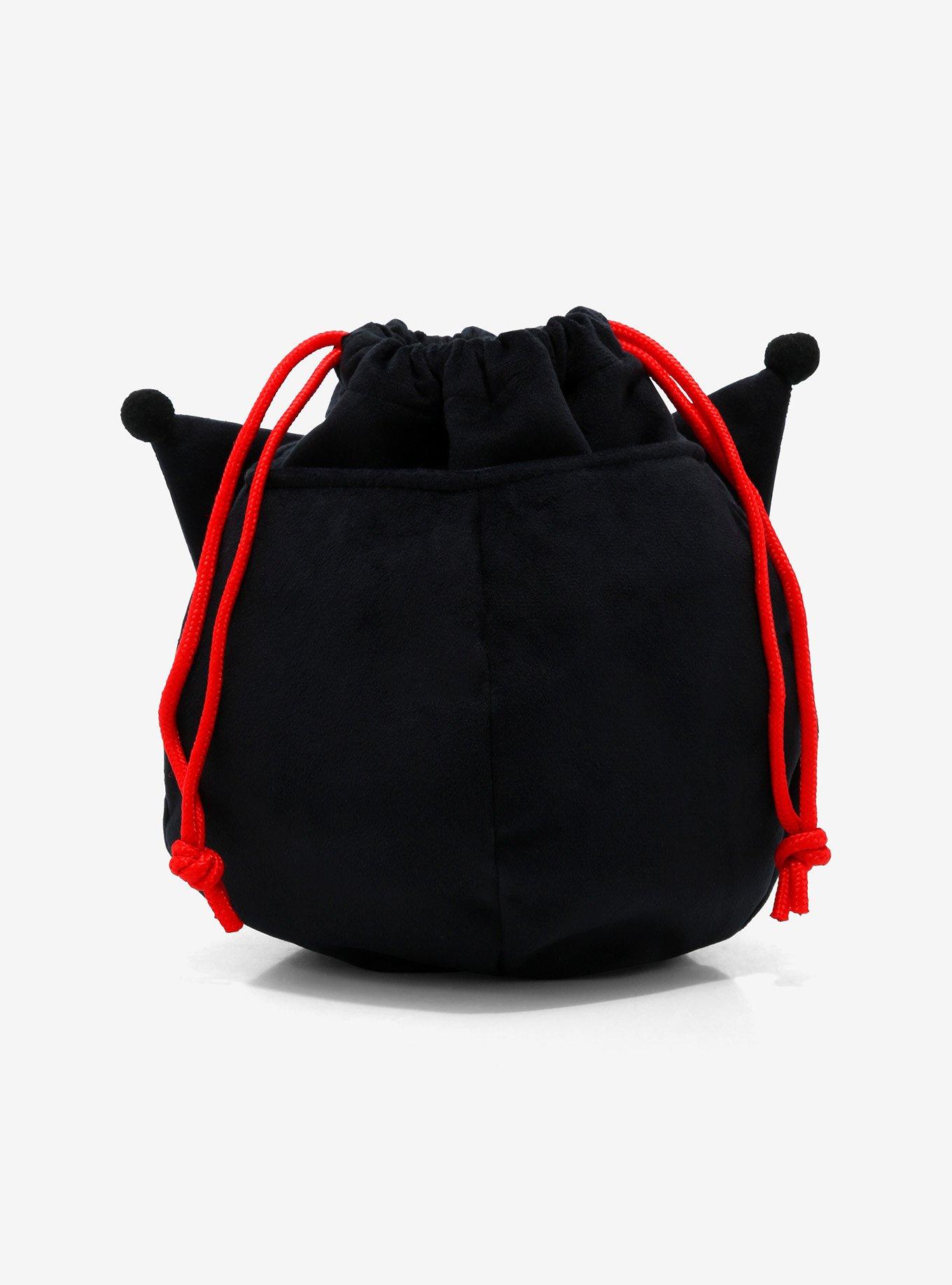 Kuromi Devil Drawstring Makeup Bag, , alternate