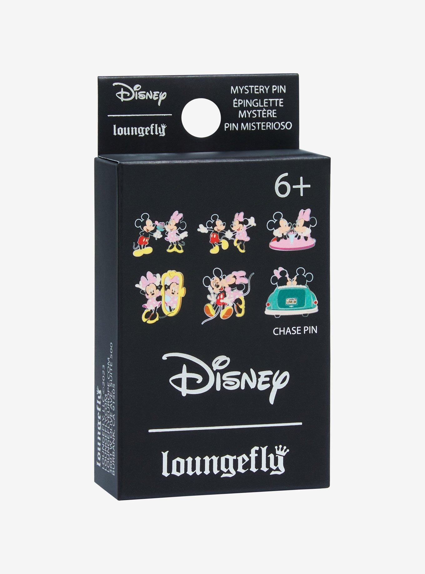 Loungefly Disney Mickey Mouse & Minnie Mouse Blind Box Enamel Pin, , alternate