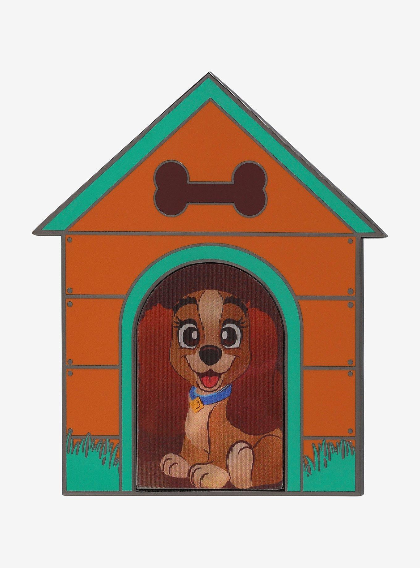 Loungefly Disney Dogs Doghouse Venticular Enamel Pin, , alternate