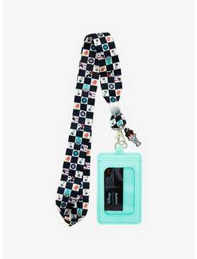Loungefly Disney Mickey Mouse & Minnie Mouse Drive-In Lanyard & Cardholder, , hi-res