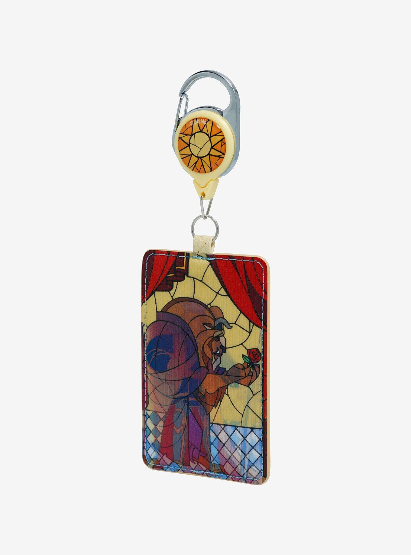 Loungefly Disney Beauty and the Beast Lenticular Retractable Lanyard, , alternate