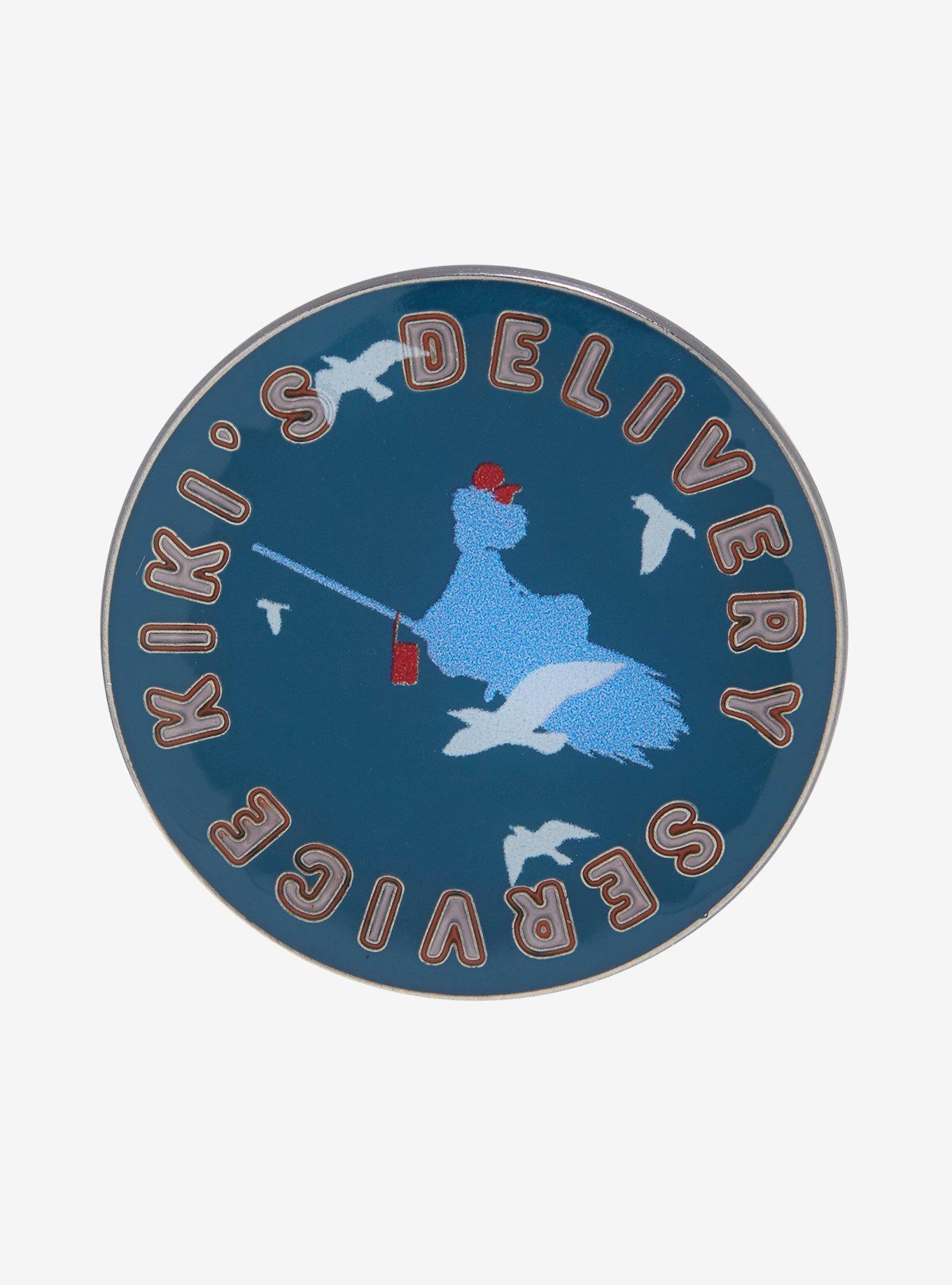 Studio Ghibli Kiki's Delivery Service Silhouette Badge Enamel Pin - BoxLunch Exclusive, , alternate
