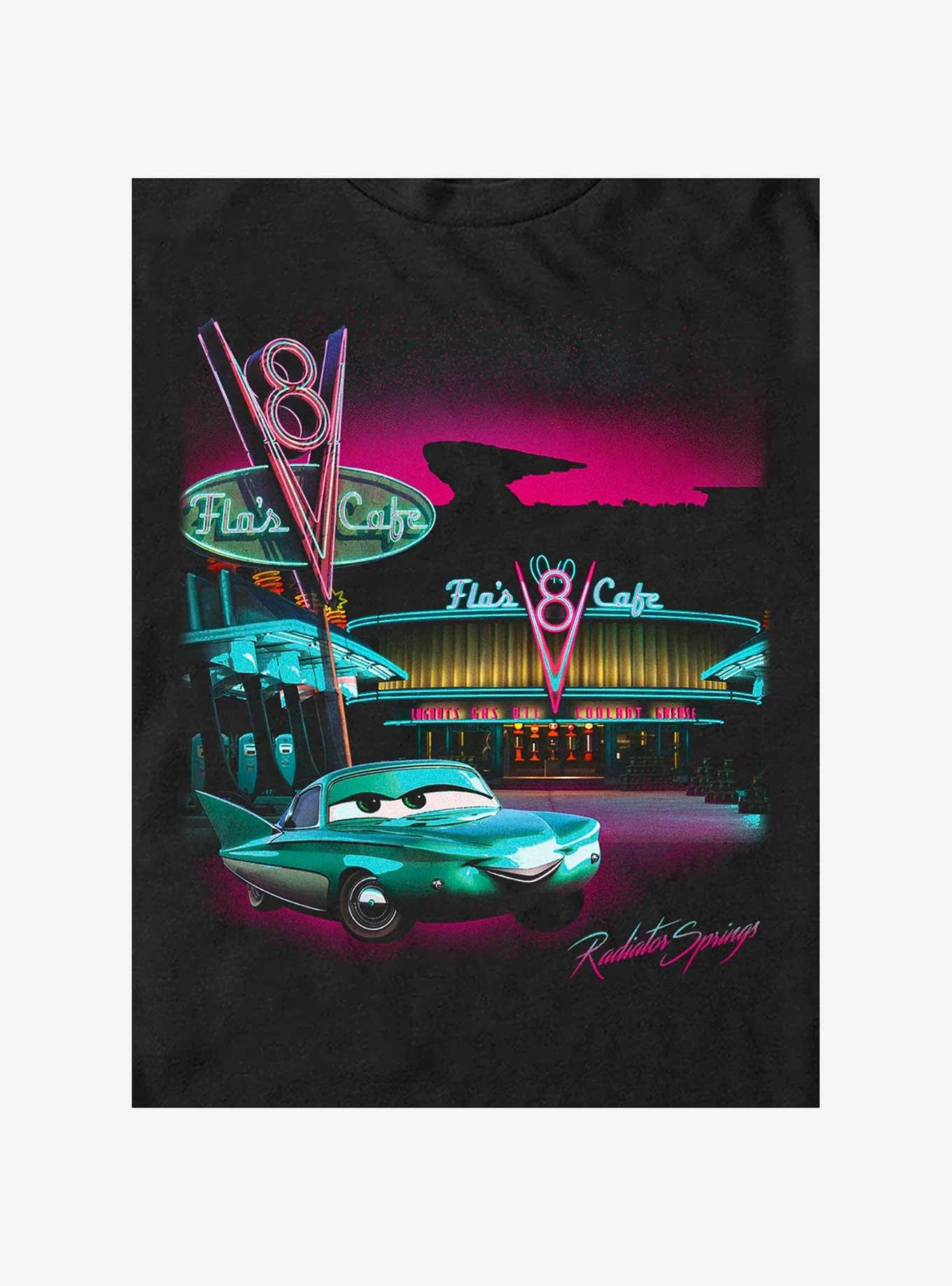 Disney Pixar Cars Flo's Place Big & Tall T-Shirt, BLACK, alternate