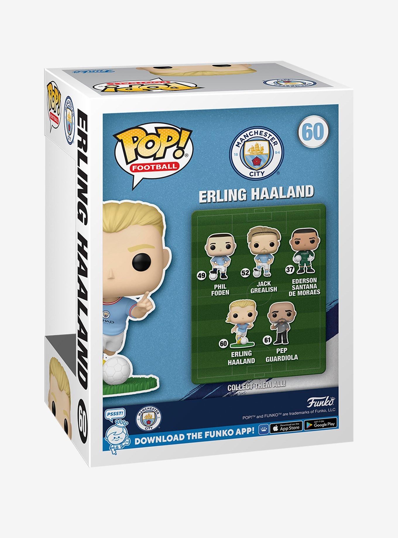 Funko Manchester City Pop! Football Erling Haaland Vinyl Figure, , alternate