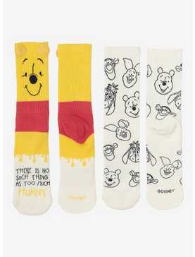 Disney Winnie The Pooh Friends Crew Socks 2 Pair, , hi-res