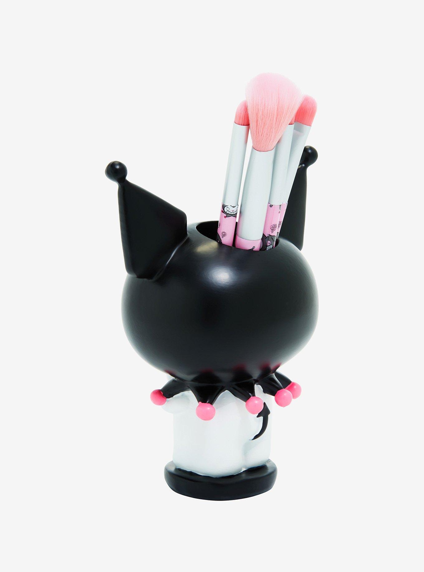 Sanrio Kuromi Figural Makeup Brush Holder and Brush Set - BoxLunch Exclusive, , alternate