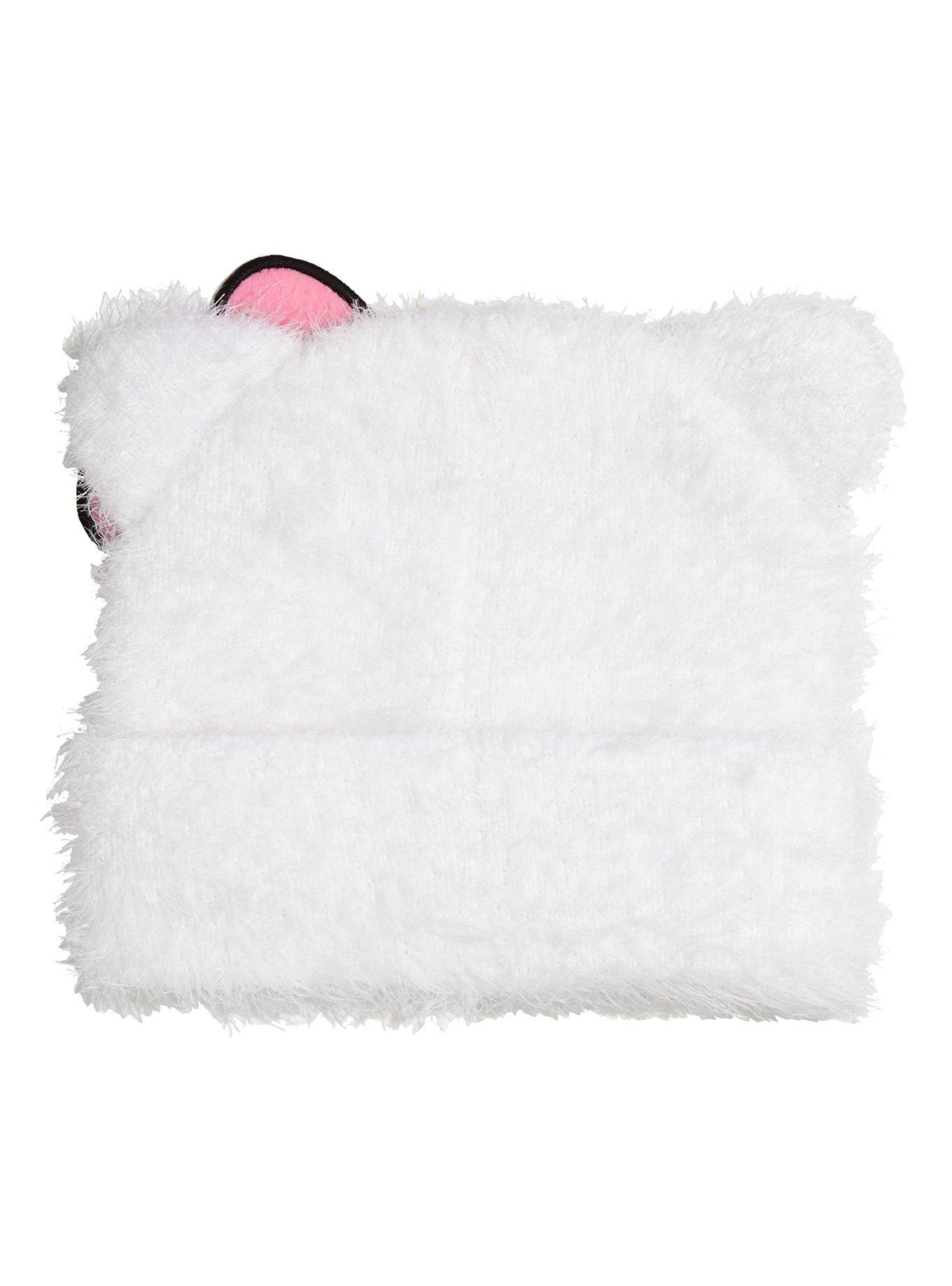 Sanrio Hello Kitty Fluffy Figural Cuff Beanie - BoxLunch Exclusive, , alternate