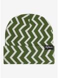 Harry Potter Slytherin Zig Zag Patterned Cuff Beanie - BoxLunch Exclusive, , alternate