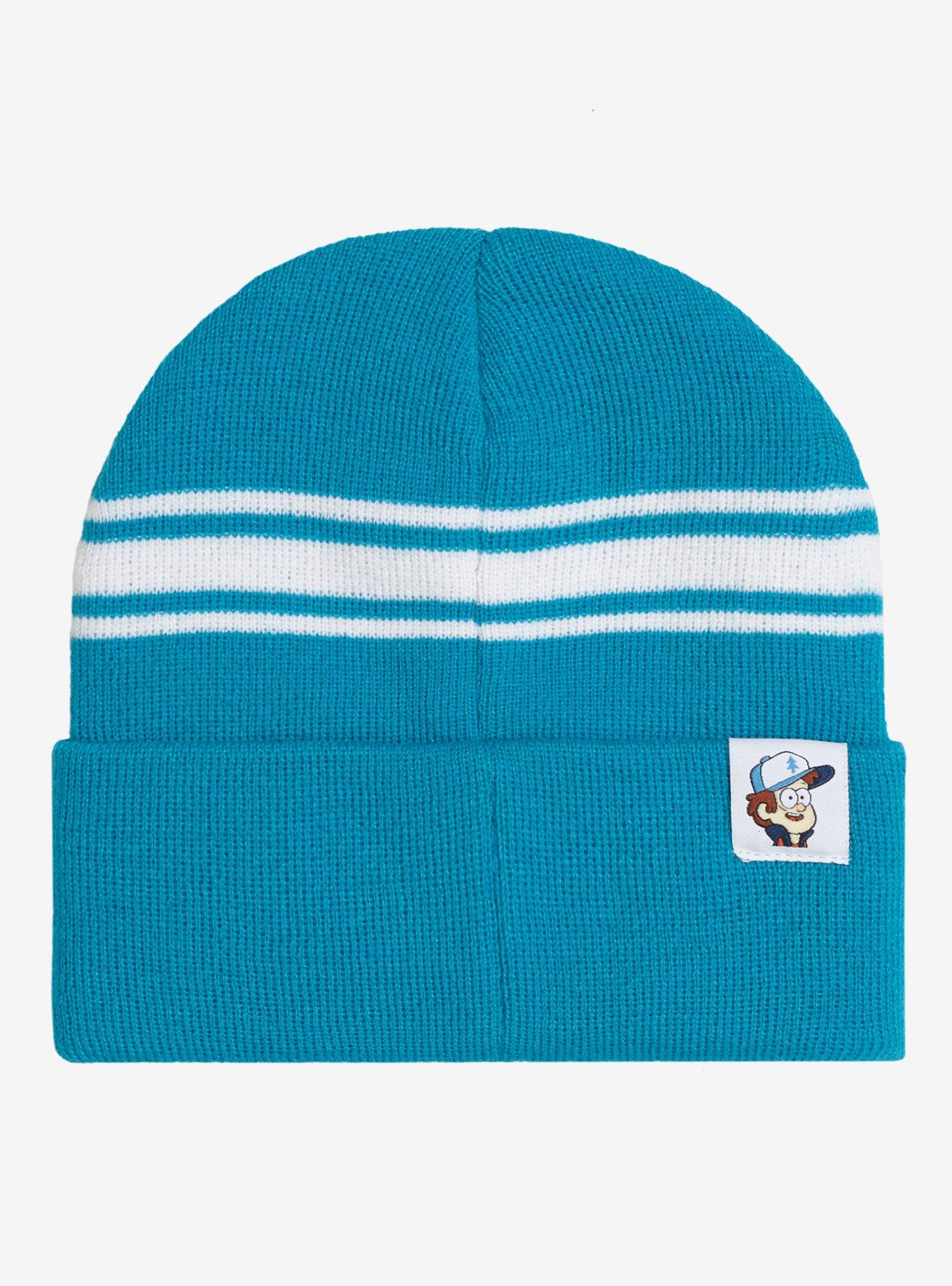 Disney Gravity Falls Dipper Striped Cuff Beanie - BoxLunch Exclusive, , hi-res